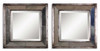 Uttermost Davion Squares Silver Mirror Set/2