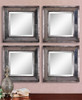 Uttermost Davion Squares Silver Mirror Set/2