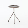 Schmidt Aluminum Tripod Accent Table