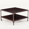 Steampunk Industrial Loft Iron + Wood Square Coffee Table 30"