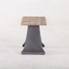 Bethlehem Steampunk Industrial Steel + Wood Stool