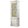 Parisian Vintage Oak Narrow Display Cabinet - White