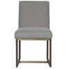 Cooper Modern Bronze Metal Leg Upholstered Side Chair