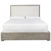 Nolan Modern Grey Oak Tufted Headboard King Platform Bed
