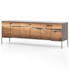 CUZCO MEDIA CONSOLE-NAT YUKAS/ESSP ASH/BRONZED IRON,UWES-128