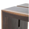 Henley Double Wood Slab End Table