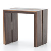 Henley Double Wood Slab End Table