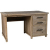 Farmhouse Reclaimed Wood Executive Desk with File Storage