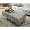 Uptown Whitewashed Coffee Table 54"
