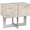 Uptown Whitewashed Solid Wood End Tables, 51010608
