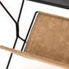 Monarch Black Leather + Hemp Magazine Racks