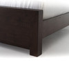 Calais Reclaimed Wood Footboard Low Platform Beds - Queen