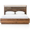 Lucas Reclaimed Peroba wooden Platform Bed - Queen