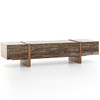 Mila Reclaimed Peroba Wood Long Storage Coffee Table, UBNA-032