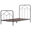 Piper Vintage Black Iron Twin Bed