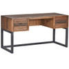 Anderson Rustic Wood and Metal Writing Desk