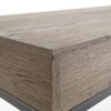 Sampson Modern Industrial Oak Wood Desk 59"