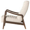 Chance Modern Linen Upholstered Lounge Armchair