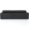 CKEN-105-071,BLOOR LEATHER SOFA-98", UMBER BLACK