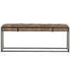 CIRD-14237-061, OXFORD BENCH,UMBER GREY,WAXED BLACK