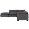 UATR-S02-008,WESTWOOD 4 PC SECTIONAL W/ OTTOMAN,BENNETT CHARCOAL