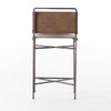 Oxford Distressed Brown Leather Steel Tube Counter Stools Oxford Distressed Brown Leather Steel Tube Counter Stools