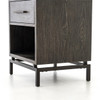 GRETA NIGHTSTAND,AUTUMN GREY,RUSTIC BRASS,VHAD-033