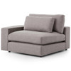 Bloor Modern Gray Left Arm Facing Sectional Chair