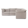 Paul Coastal Neutral L-Shaped Modular Corner Sectional Sofa