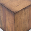 Duncan Reclaimed Wood Square Block End Table,IHRM-102