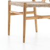 Muestra Natural Teak Wood Woven Wicker Dining Chair