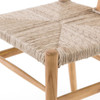 Muestra Natural Teak Wood Woven Wicker Dining Chair