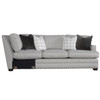 Riley 2-Piece Corner Sectional Sofa with Nailheads 96"