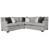 Riley 2-Piece Corner Sectional Sofa with Nailheads 96"