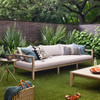 Sherwood Natural Teak Outdoor 3 Seater Sofa 93"