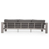 JSOL-007A,MONTEREY OUTDOOR 3 SEATER SOFA-106"-GREY