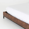 Newhall Box-Tufted Shelter Leather Platform Bed - Queen