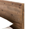 Harlan Rustic Reclaimed Wood Queen Platform Bed Headboard