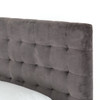 RENNIE UPHOLSTERED KING BED,CASH-12305-107,Grey Velvet