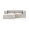 Langham Channel Tufted 2 Piece Modular Sectional Couches 88"