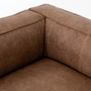 Nolita Tan Leather 2-PC Modular Sectional Sofas 120"