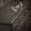 French Maison Dark Wood 8 Drawers Dresser