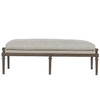 French Tailor's Upholstered Bed End Bench 56"