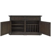 French Maison Dark Wood 2 Door 2 Drawer Buffet Credenza