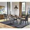 Roland Bronze Metal + Wood Industrial Dining Table 92"