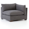 Westworld Modern Gray Right Arm Sectional Chair