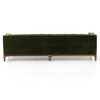 Dylan Mid-Century Modern Olive Green Velvet Couch