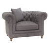 Alice Charcoal Tufted Chair