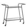 Urban Modern Antique Bronze Bar Cart