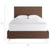 Urban Modern Walnut Queen Platform Storage Bed Frame